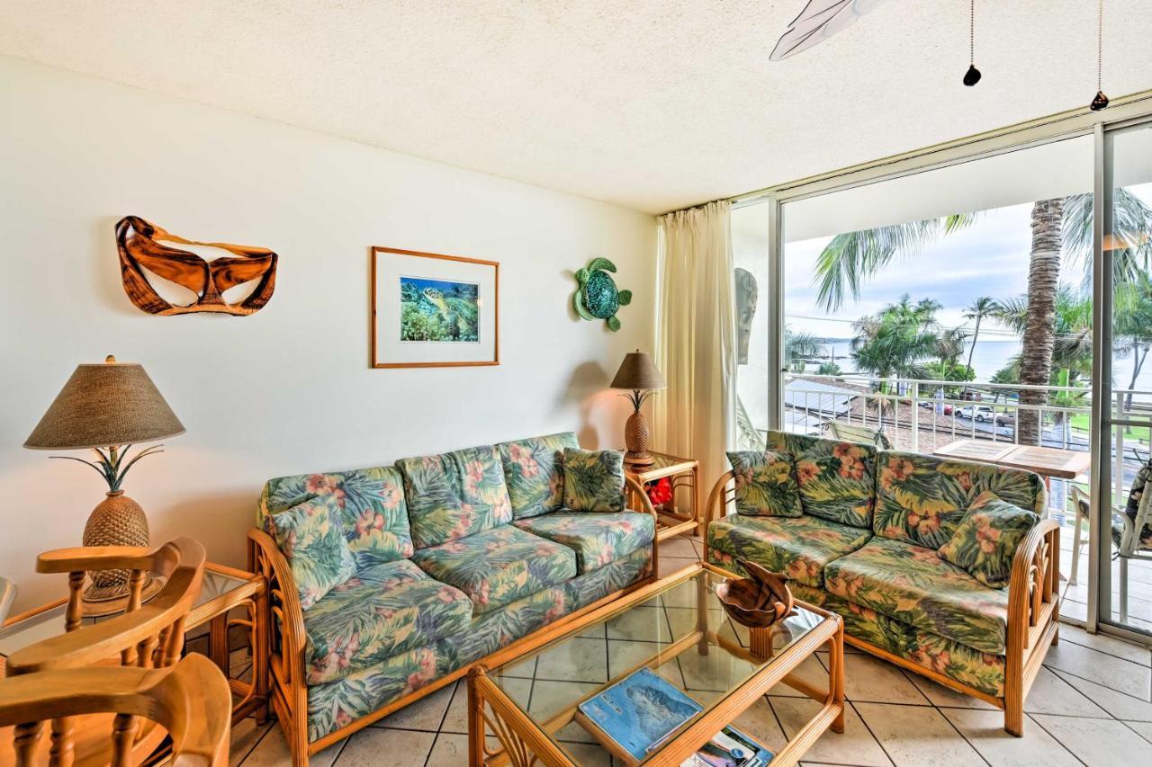 Condo With Private Lanai, Ocean View And On-Site Pool! Kihei Kültér fotó